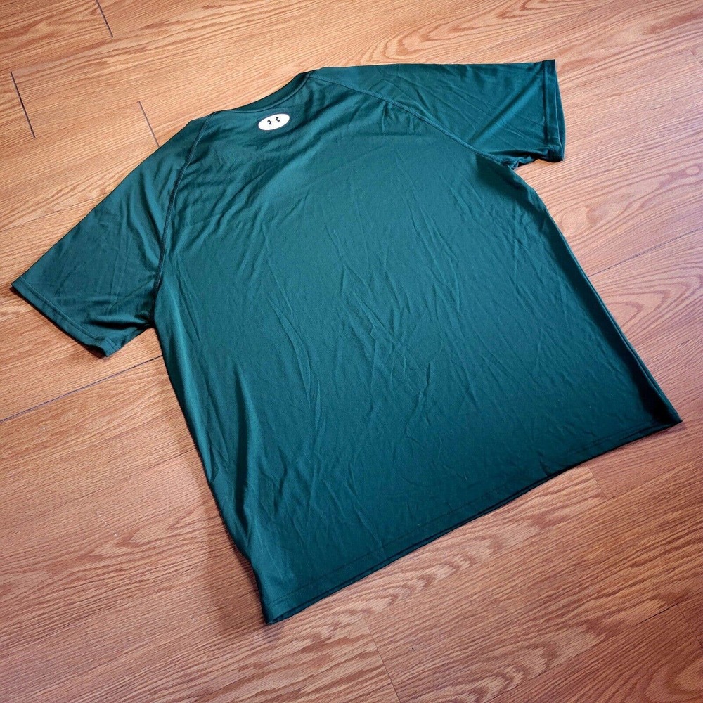 Under Armour Men's Heat Gear T-shirt Size XXL Loose Fit Green NWT - Picture 14 of 14